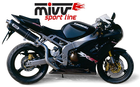  Mivv Slip-On Oval Carbon
 Kawasaki ZX-6 RR, Bj. 2003-2004 