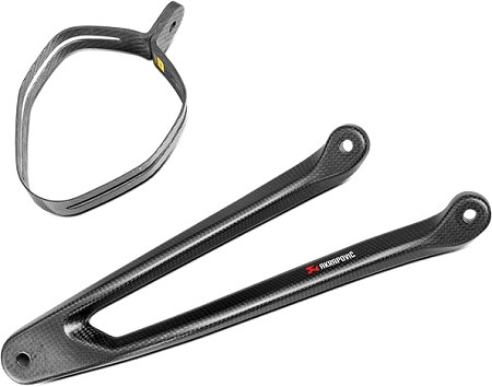  Akrapovic Muffler bracket with Muffler clamp (Carbon)
 Kawasaki Ninja ZX-10R, Bj. 16-20 