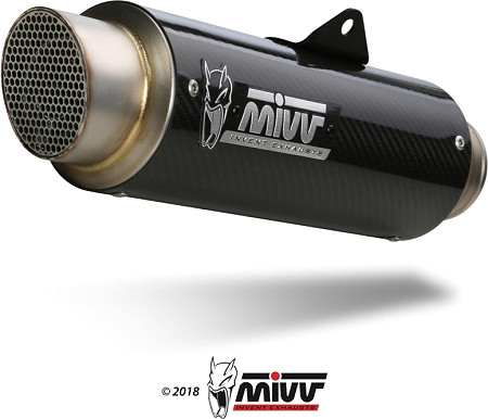  Mivv Slip-On GPpro Carbon
 Kawasaki Ninja 125, Bj. 2019-2024 