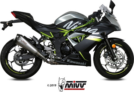  Mivv Slip-On Delta Race Edelstahl
 Kawasaki Ninja 125, Bj. 2019-2024 