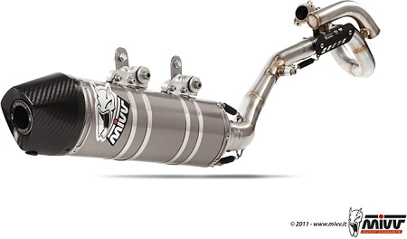  Mivv Full System 1x1 Oval Edelstahl
 KTM SX-F 450, Bj. 2012-2012 