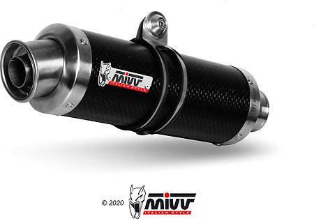  Mivv Full System 2x1 GP Carbon
 Yamaha MT-07 / FZ-07, Bj. 2014-2022 