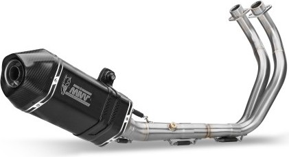  Mivv Full System 2x1 Speed Edge Edelstahl schwarz
 Yamaha Tracer 700 / GT / Tracer 7, Bj. 2016-2024 