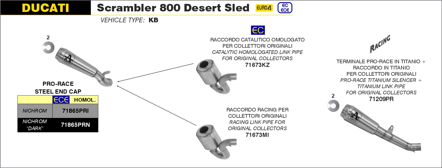  Ducati Scrambler 800 Desert Sled, Bj. 2017-2020 