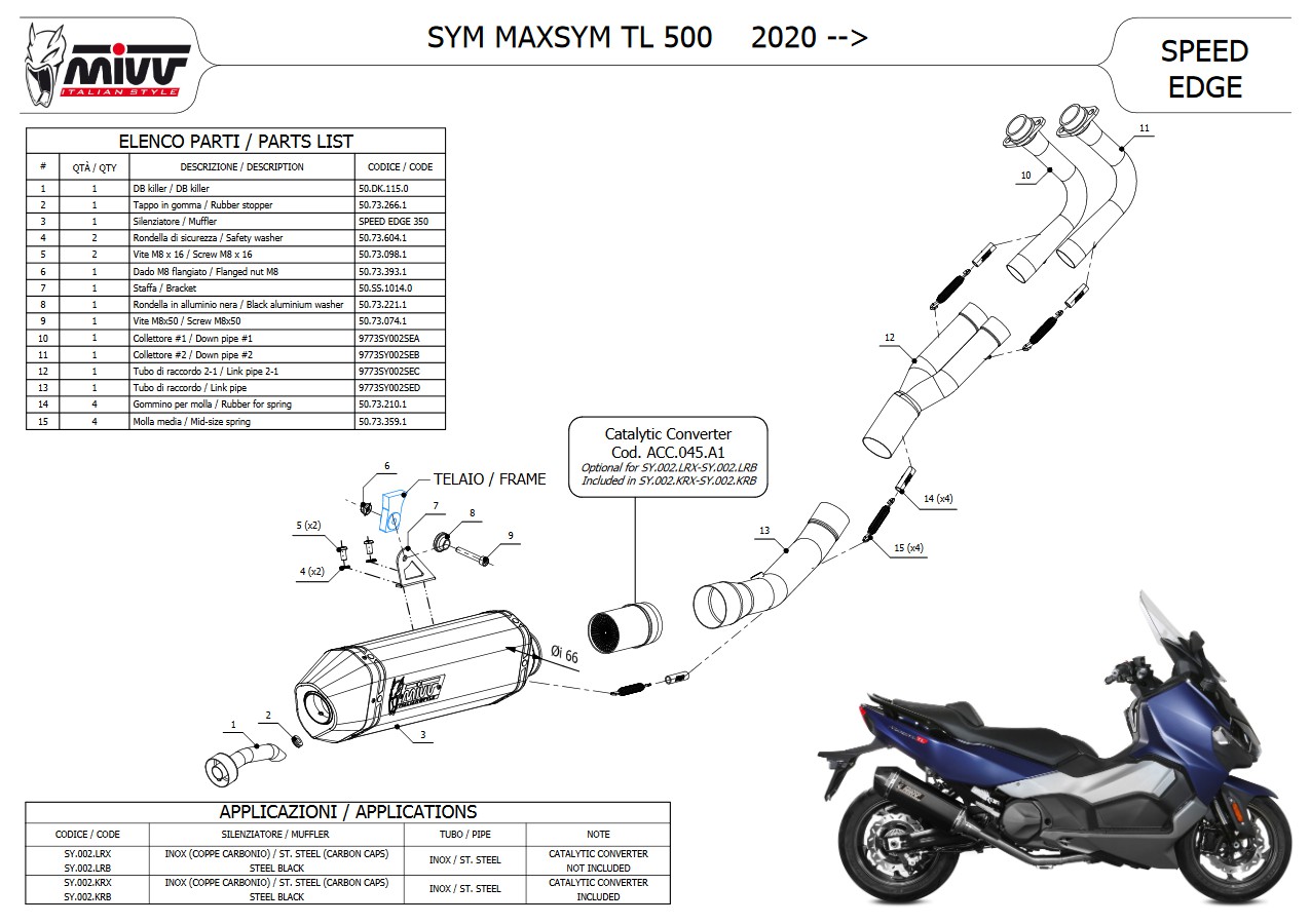  SYM MaxTL 500, Bj. 2019-2020 
