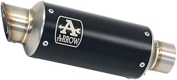  Arrow GP2 Edelstahl schwarz mit Edelstahl-Endkappe Nr. 71009GPI 
