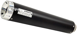  Arrow Rebel Komplettanlage Edelstahl schwarz mit Aluminium-Endkappe Nr. 74508RBA 