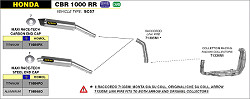  Arrow Maxi Race-Tech Aluminium mit Edelstahl-Endkappe Nr. 71684AO 