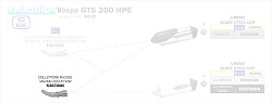  Arrow Verbindungsrohr ohne Kat VESPA GTS 300 '17-18/HPE 19-20 Nr. 53072MI 