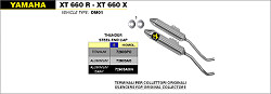  Arrow Thunder Aluminium mit Edelstahl-Endkappe Nr. 72603AO 