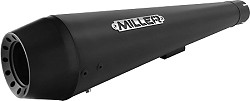  Miller Avenger X schwarz-matt, Endkappe Tapered schwarz-matt Nr. YA-XV950RX-X35.11 