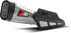  ZARD Auspuff Endschalldämpfer Short Titan mit Carbon Endkappe 