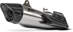  ZARD Auspuff Titan Slip on 3-1 mit Carbon Endkappe und Carbon Hitzeschild Nr. ZTPH-095-TSO 