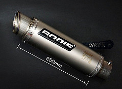  BODIS Auspuff Slip-On GP1-R Titan 250 mm 