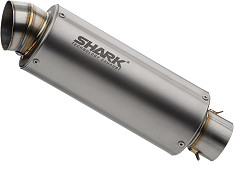  Shark SRC 4 Slip on Auspuff (2-1) Super Short Titan Nr. 845438 