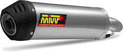  Mivv Slip-On Oval Titan mit Carbon-Endkappe 
